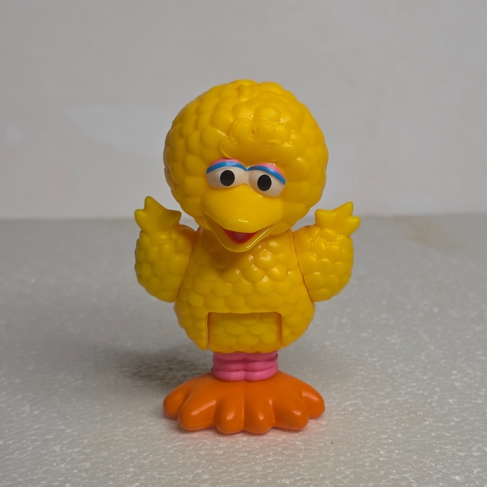 Big Bird Sesame Street Hasbro Posable Figure Yellow 3"